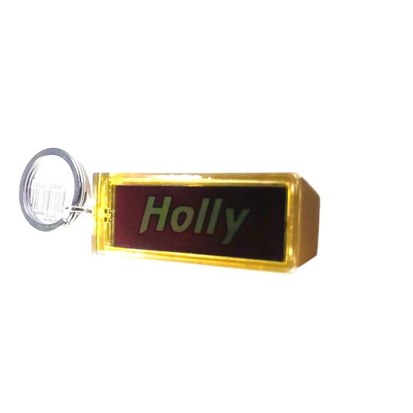 Minnesota Acrylic Keychain Solar Powered Holly - Picture 7 of 11